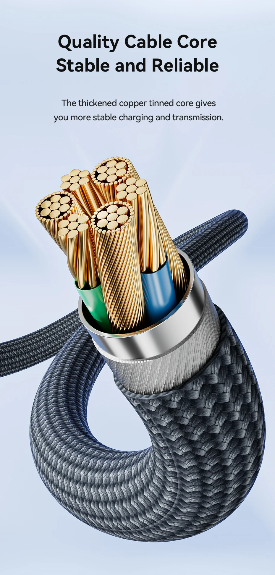 Toocki 100W PD Spring Coiled USB‑C to USB‑C Cable For Macbook iPad Samsung Galaxy Huawei Fast Charging LED USB Type C Data Cord