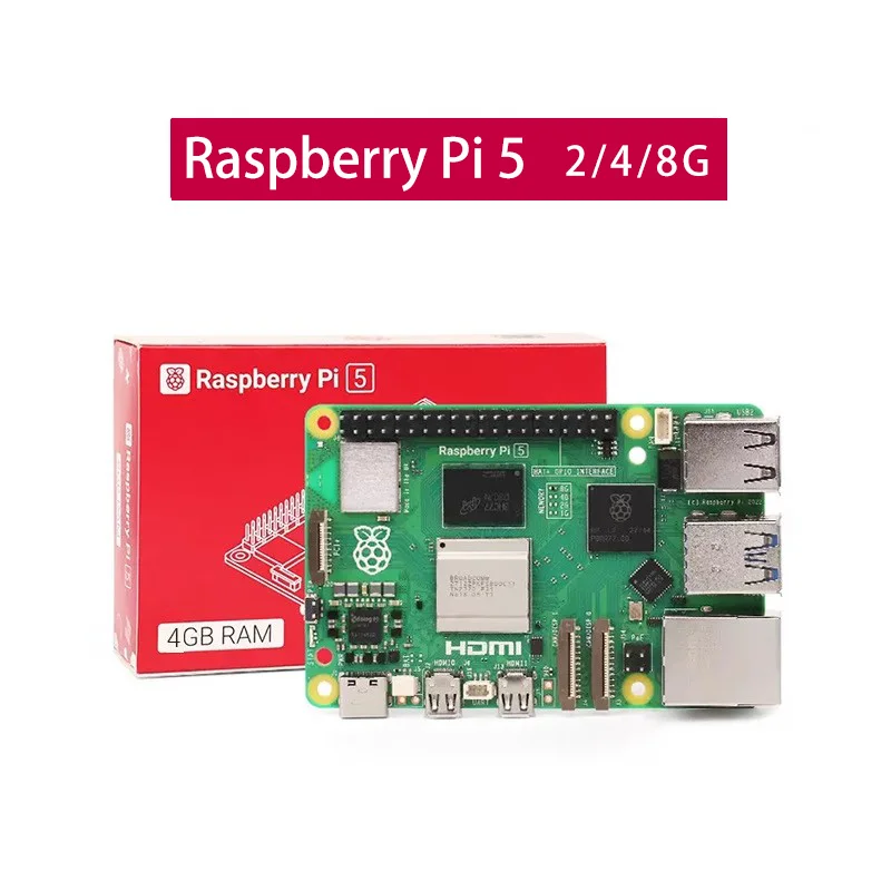 New Raspberry Pi 5 Artificial AI Intelligence 2/4/8/16 Python Programming Suite Development Edition