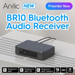 Arylic BR10 Bluetooth wireless  analog input and digital input  USB disk  control the with Android and iOS，with a remote control