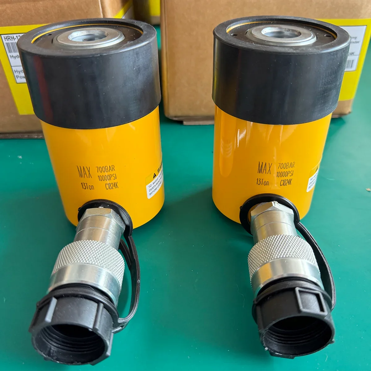 Series 13 20 30 60 95 Tons Single Acting Hollow Plunger Hydraulic Cylinder Jack With Center Hole