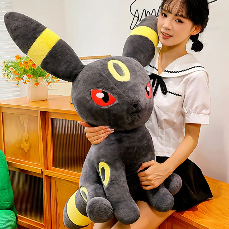 40-75cm Pokémon Umbreon Plüschtiere Niedliche Cartoon-Plüschfigur Anime Geburtstagskissen Pokémon Eevee Puppe Gefülltes Geschenk für Kinder zu Weihnachten – Detail 1