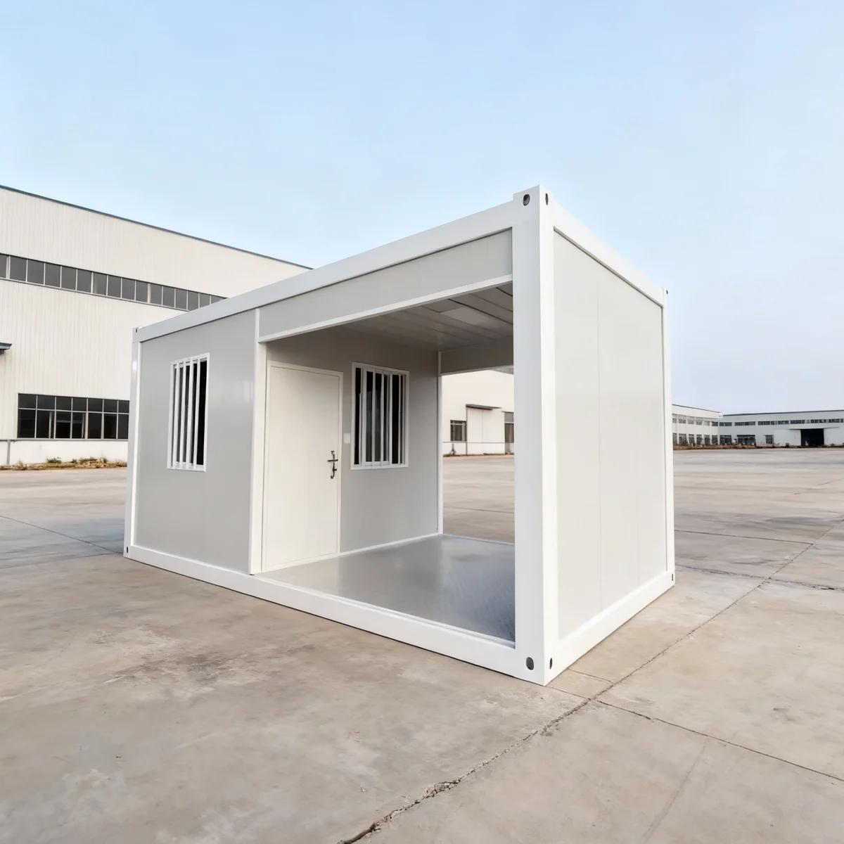 Fotografia 5: Casa Container Pré-fabricada de Última Geração, Fácil de Instalar, em Liga de Alumínio, Retangular, Modular, para Uso Externo.