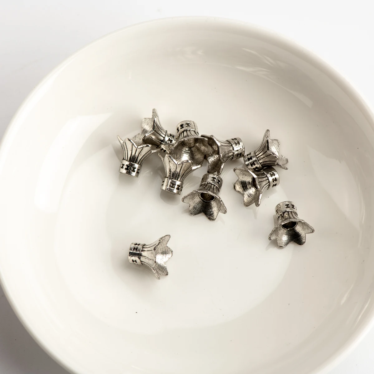 Beads Cap Connector Wholesale Jewelry Lots DIY Jewelry Making Findings Handicraft Accessories For Jewelries Needlework #JZ403