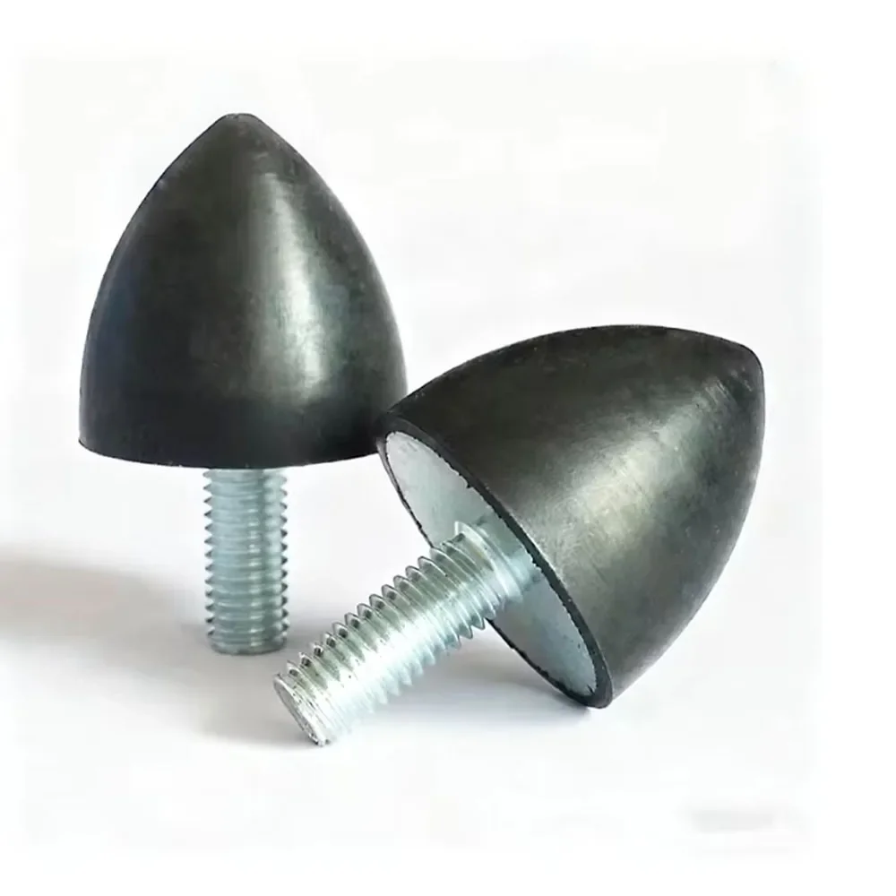 1Pcs Single Insulation Compression ResistanceThread M6 -M16 VP -Type Conical Rubber Shock Absorbe