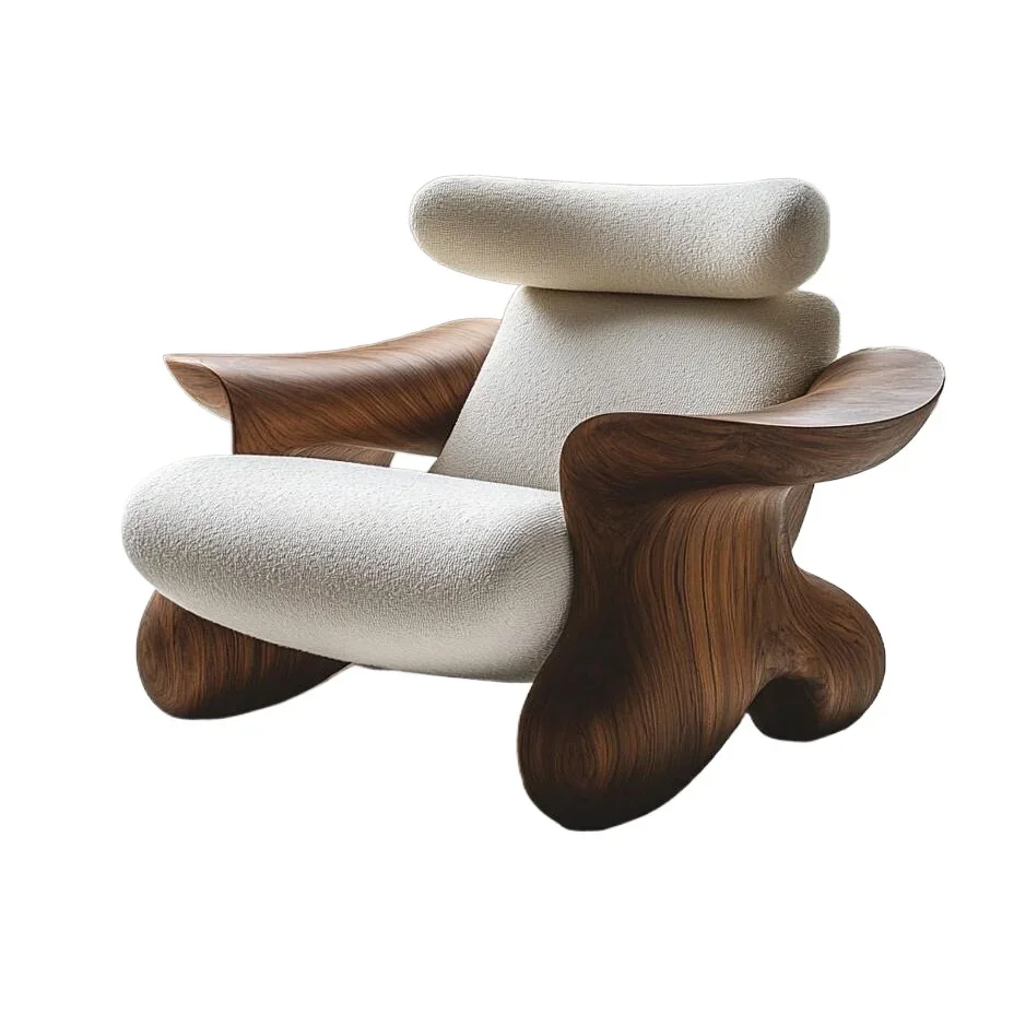 زخرفة ناعمة إبداعية على شكل خاص، كرسي ترفيهي فردي #1