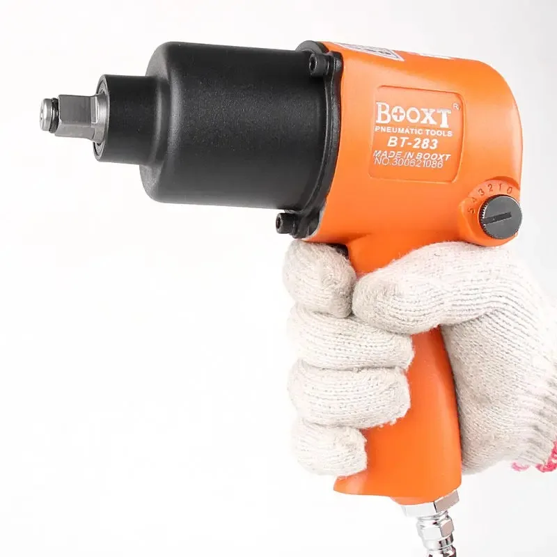 Small Pneumatic Wrench (Wind Cannon) BT-283 for Tire Repair, 1/2 Inch Drive, Fits M16 Bolts, Strong Torque, for Tire Disassembly
