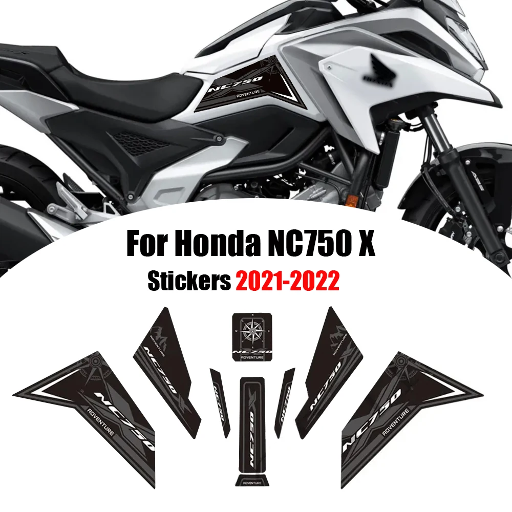 

2021 2022 Stickers Protection Fairing Decals Tank Pad Knee Windscreen Handshield Wind Deflector For Honda NC 750 X NC750X