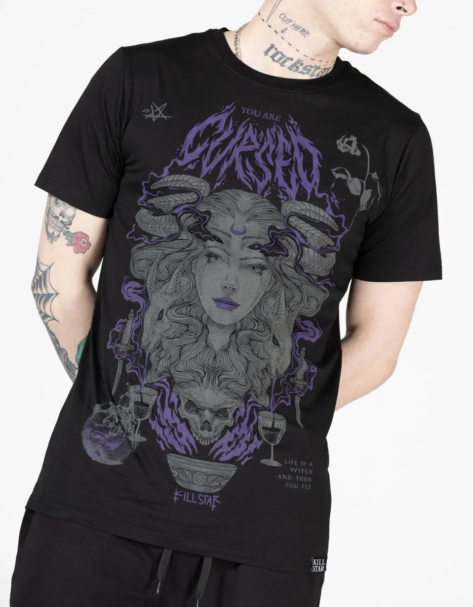 Raise Hell Dark Art Style Summer Casual T-Shirt Men's and Women's Luxury Brand Top