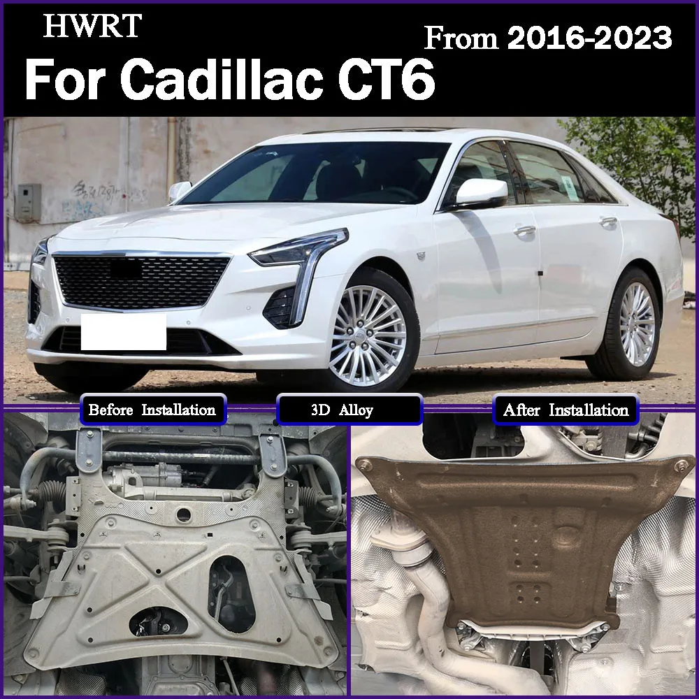 Engine Baffle Protection Plate Lower Guard Plate Engine Shield For Cadillac CT6 2016-2023 2.0T 3.0T Transmission Guard Plate