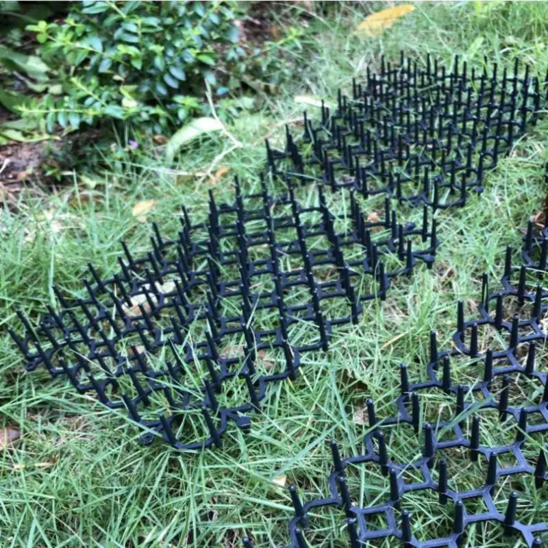 Gardening Cat Scat Mat Repellent Mat Anti-Cat With Prickle Strips Spikes Straps Deterrent Keep Cat Dog Away Digging Pet Supplies