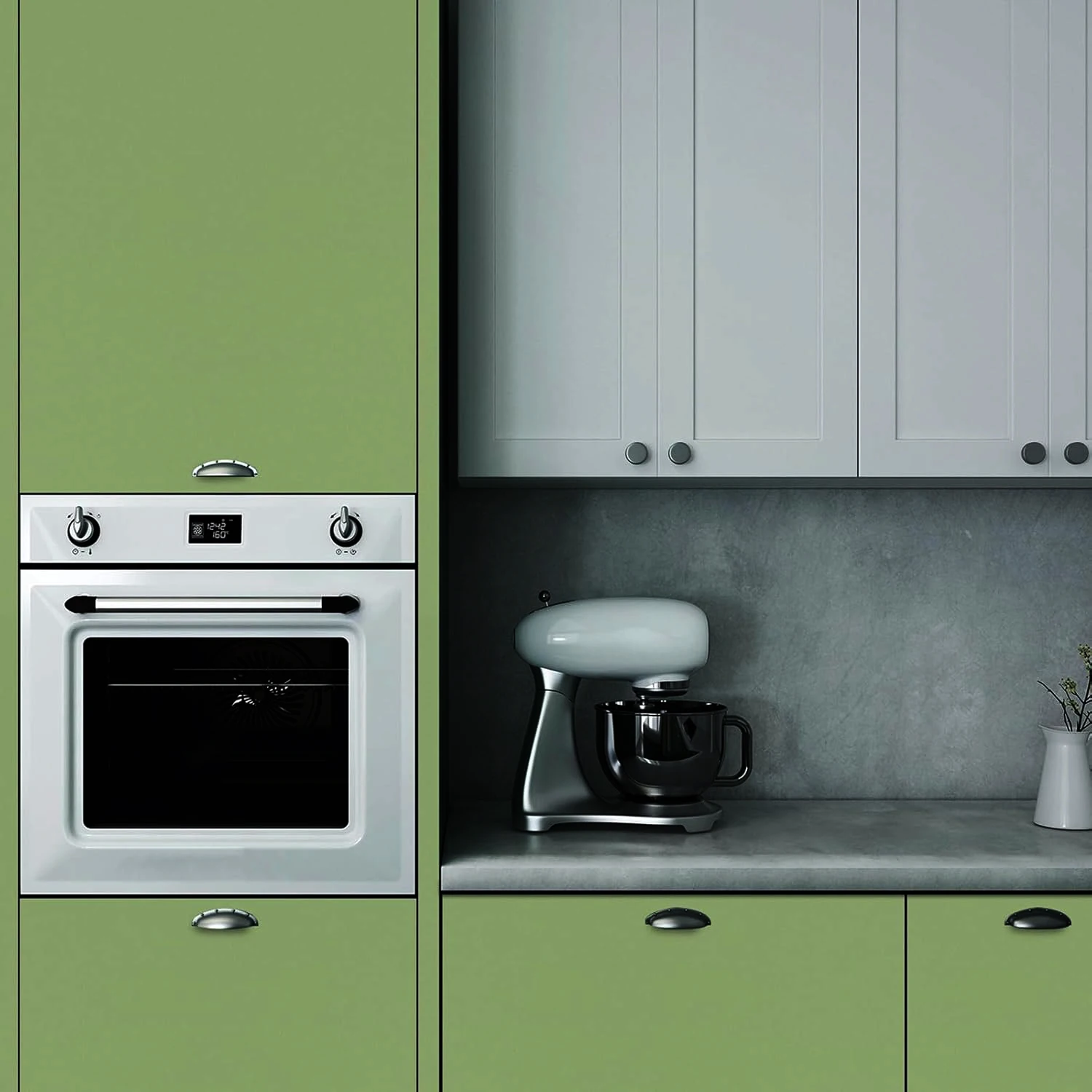 ماتي بولي كلوريد الفينيل مقاوم للماء لتقوم بها بنفسك ورق حائط من الفينيل ذاتي اللصق خزانة المطبخ سطح المكتب ورق اتصال الجدار ملصق ديكور المنزل لفة الحائط #3