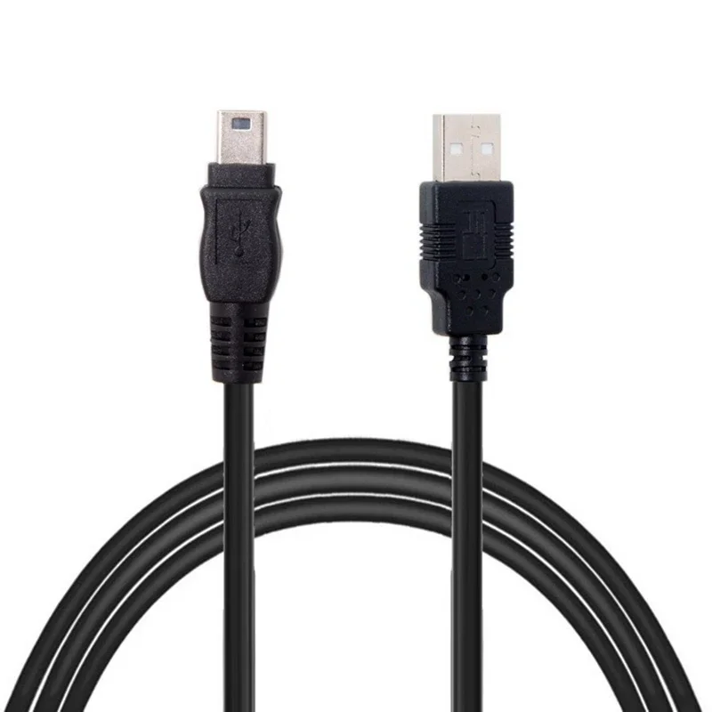 8m 5m 3m Mini 5pin USB 5Pin to USB 2.0 Male Data Cable, Used for Hard Disk, Camera and Phone MP3 MP4 With The Best Quality