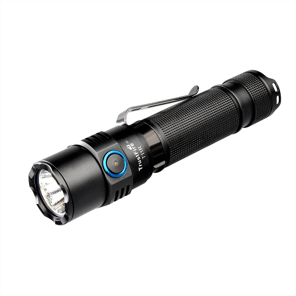 

Trustfire T11R Tactical Led Flashlight 1800Lumen Powerful TypeC USB Rechargeable Torch 18650 Battery High Power Lamp Dual Switch