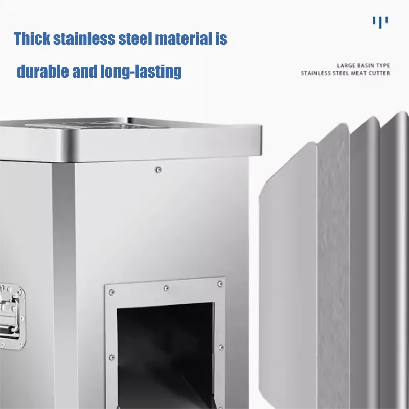 

2025 Stainless steel fresh meat cutting machine large capacity electric meat grinder Commercial High Power Electric Meat Slicer