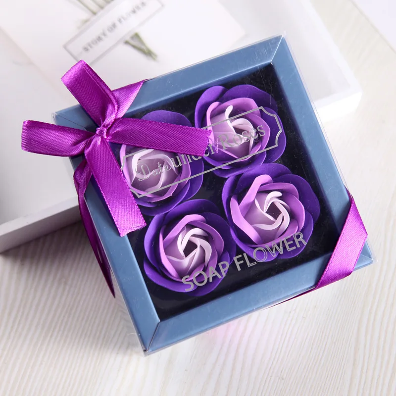 Gradual Soap Flower Rose Eternal Flower Imitation Flower Gift Box Hand Gift Decoration For Birthday Gift Home Decoration Wedding