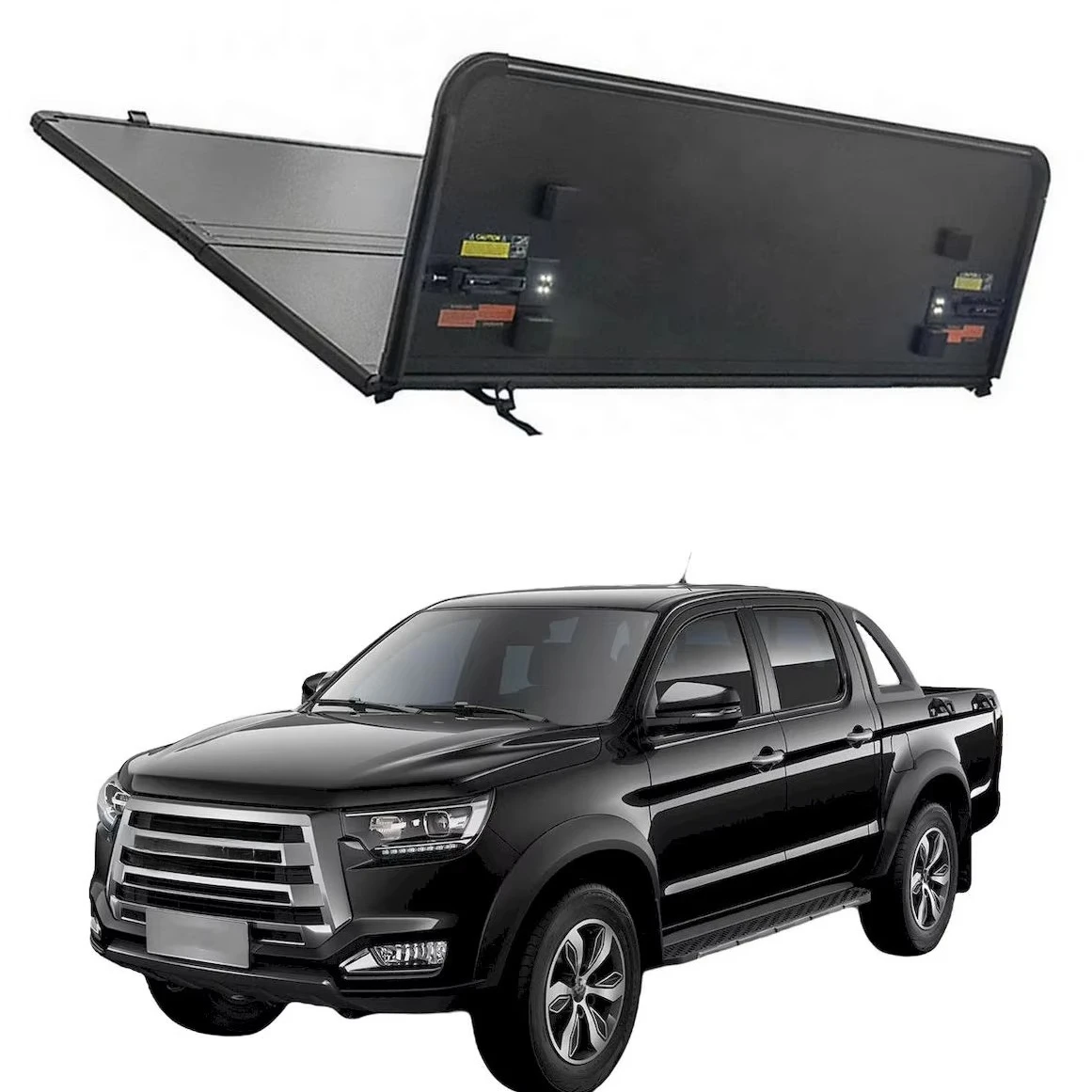 

Hard Trifold Tonneau Cover for Shuailing T6/T8 Standard Bed