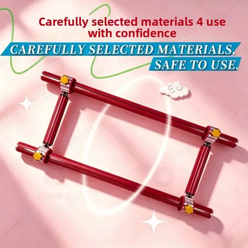 New Chinese Style Series Zhu Zhan Red Four Slot 28 Tube Slide Bar Cross Stitch Dedicated Hoop Side Bar Adjustable