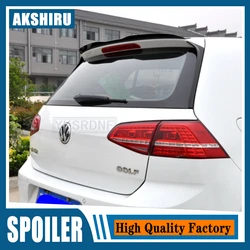 For Volkswagen GOLF MK7 MK7.5 GTI R Spoiler 2014-2020 GOLF 7 GOIF 7.5 Spoiler High Quality ABS Material Car Rear Wing Color Rear