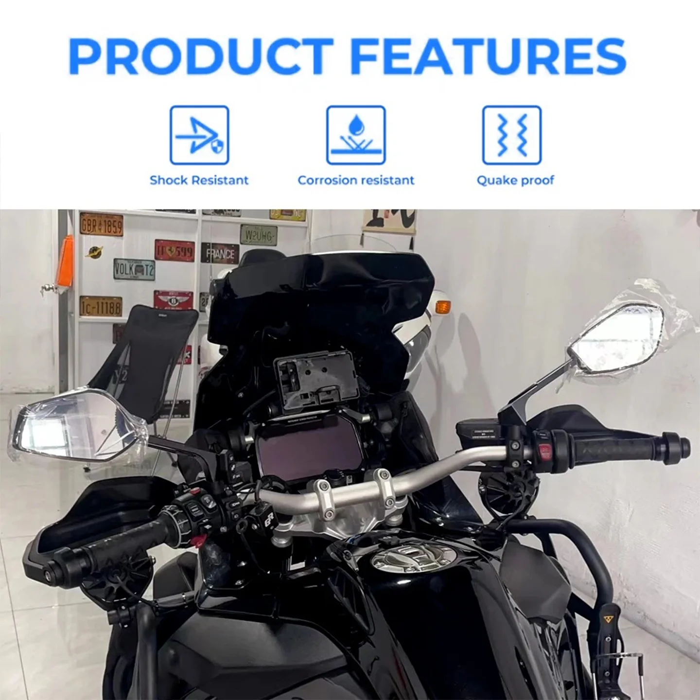 Specchietto retrovisore per R1300GS R1250GS ADV S1000XR F900R/XR F850GS F650GS ​   F700GS ​   Specchietti retrovisori laterali per G310GS R1200GS R1250 R/RS