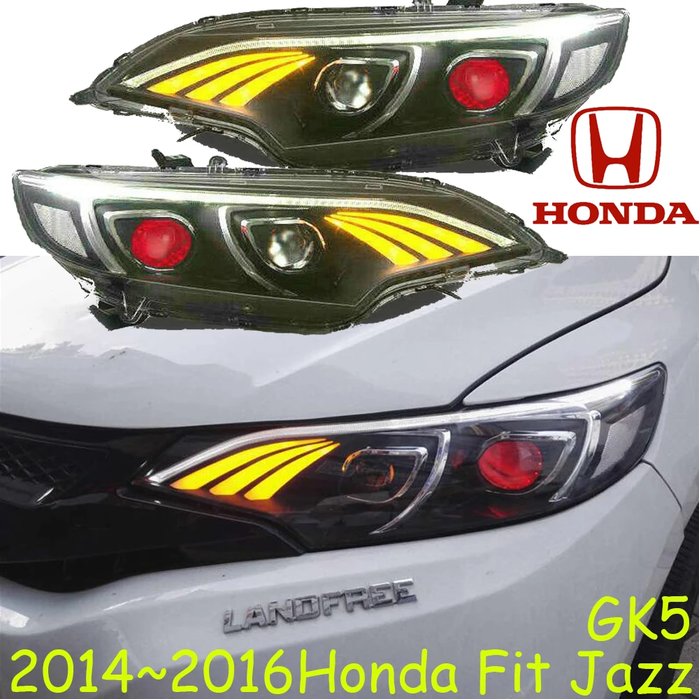 Fit Jazz headlight,2009~2016,Free ship! Fit Jazz head light,crosstour,Vezel,City,CRX,CR-Z,Element,EV Plus,insight,MDX,jazz