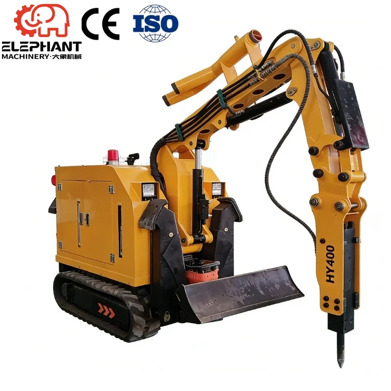 Remote Control Hydraulic Demolition Robot with Hammer Electric/Diesel Robotic Demolition Machine for Sale