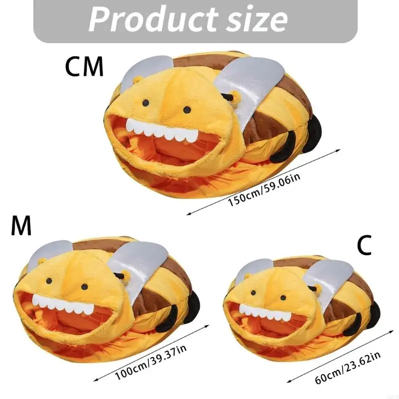 Yellow Wearable Animal Costume Plush Animal With Cotton Filling For Children Dress Up Cosplay A2UB
