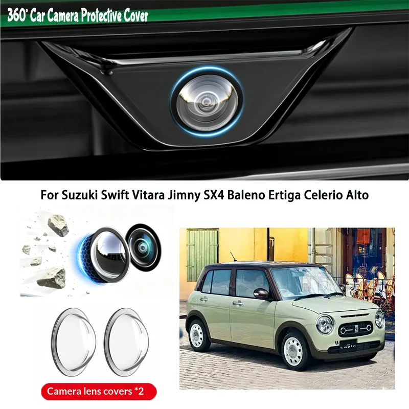 Car camera protective cover lens cover For Suzuki Swift Vitara Jimny SX4 Baleno Ertiga Celerio Alto
