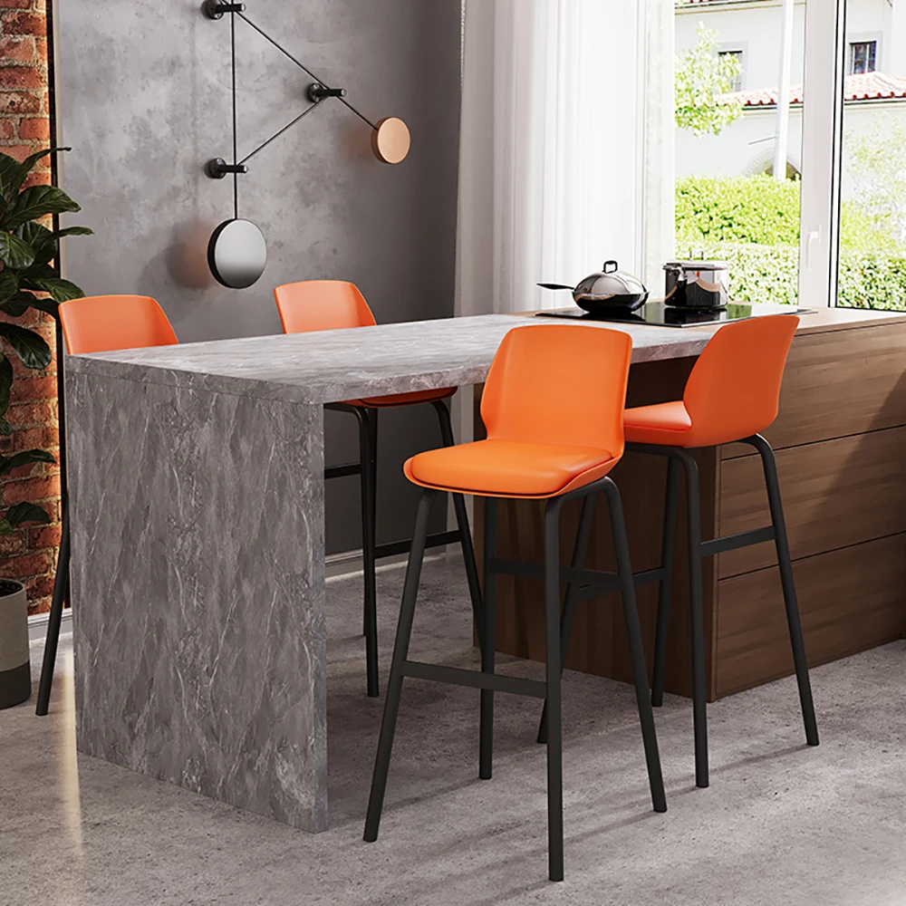 Proste nowoczesne krzesła Bar Nordic ergonomiczne modne krzesła imprezowe luksusowy design Silla Alta Para Barra meble salonowe