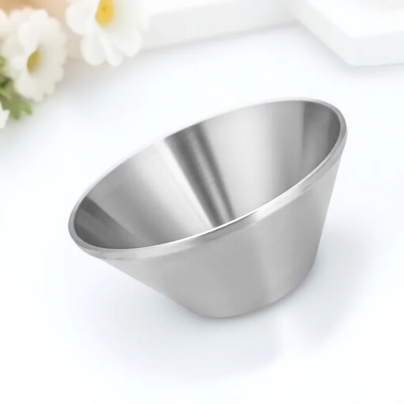 

Korean Style Ice Cream Bowl Stainless Steel Salad Bowl Household Multi-Function Dessert Candy Container for Food Serving