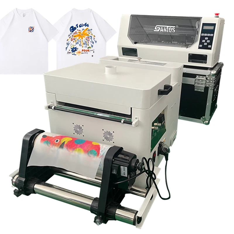 ST-3545 DTF printer equipped with oven or shaker powder on clothes printing t-shirt dtf printers