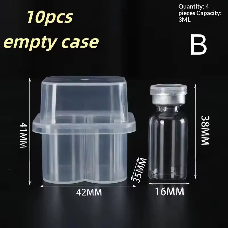 Lab-grade 3ML Peptide Storage Organizer Durable Vial Box for Scientific Applications