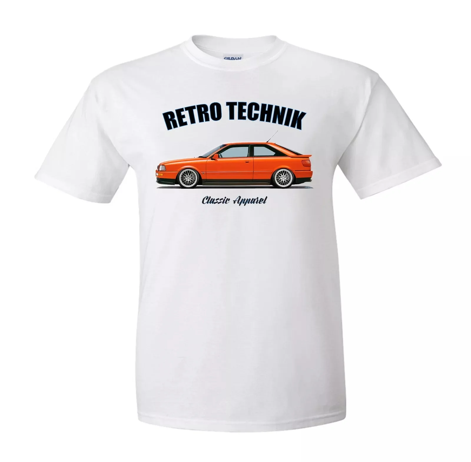 

AUDIS COUPE S2 t-shirt. RETRO TECHNIK. CLASSIC CAR. MODIFIED.