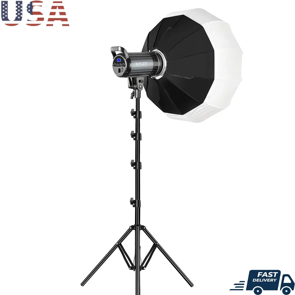

Bi-Color LED Video Light Kit 100W Photography Lighting Bowens Mount APP Control System Softbox Lantern Sync Multiple Lights