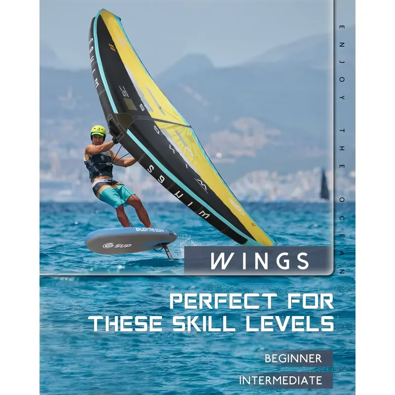 Carbon Fiber Hydrofoil Surf Board Inflatable Wing   Kite Surfing Water Sports Gear Professional Rider Equipment