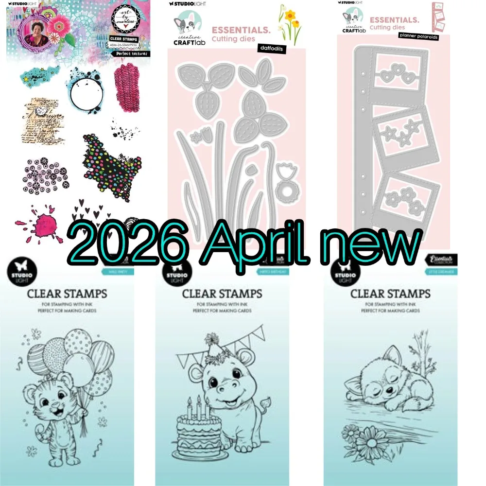 raccoon Clearstamps - Nested Frames 2026 New Metal Cutting Dies For DIY Scrapbooking Crafts Maker Photo Album Template Handmade