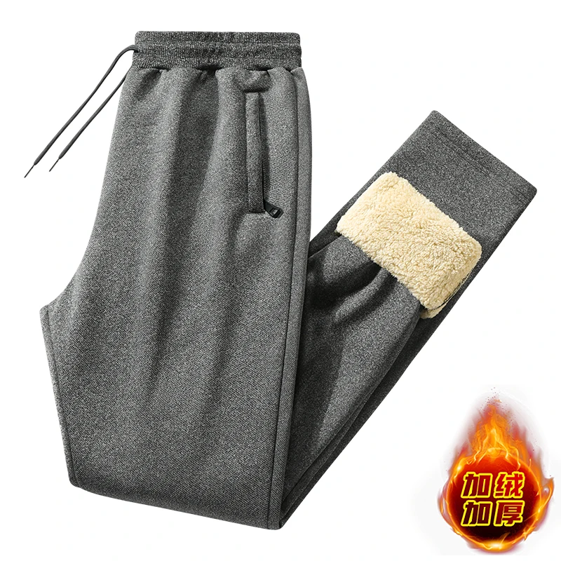 綿のズボン緩いジムジョガートラックパンツ男性カジュアルパンツフィットネススポーツウェアトラックスーツ弾性ウエスト秋冬パンツ