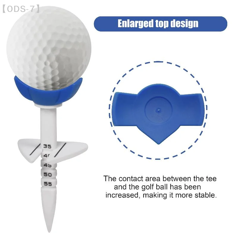 [ODS-7]Easy Insert Large Head Golf Tees 4 Pack 35-55mm Adjustable Height Golf Training Accessory for Outdoor Driving Range【WO】