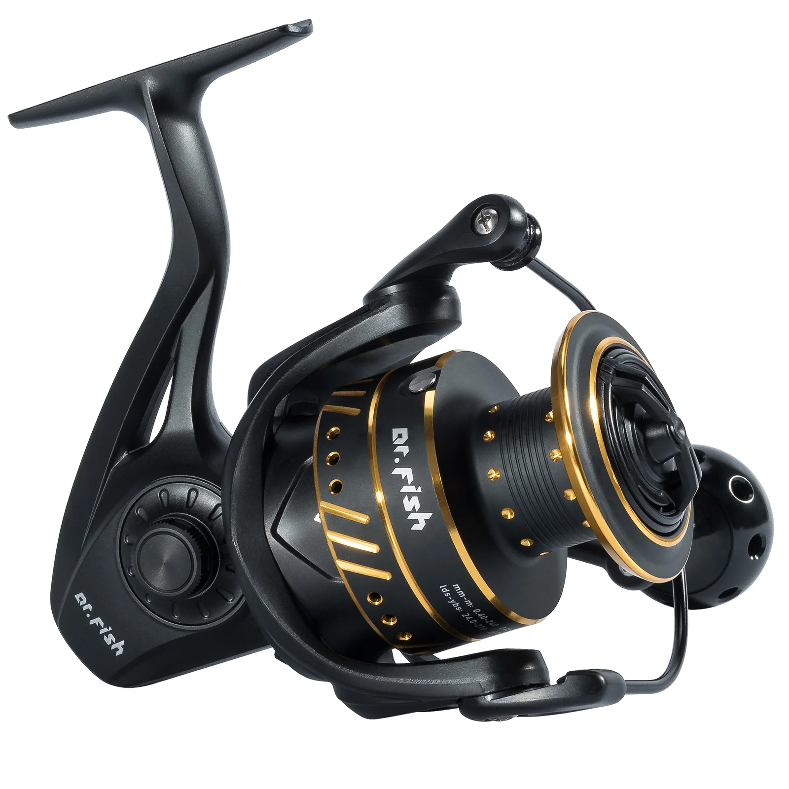 

9+1BB Spinning Reel, Fishing Reel 25LB, Carbon Fiber Drag, CNC Aluminum Spool, Stainless Steel Graphite Body, Saltwater