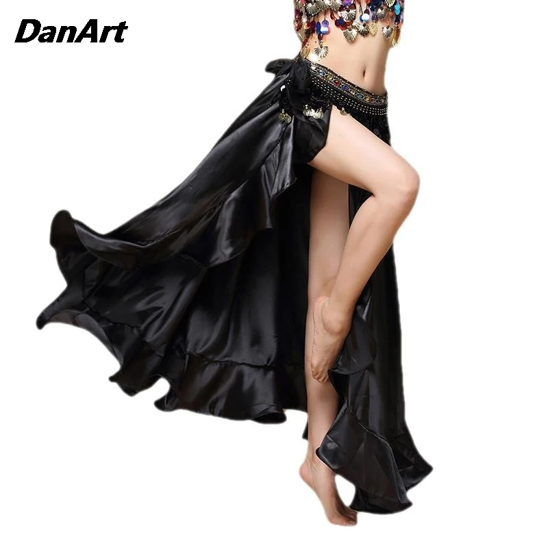 

Belly Dance Long Skirt Women Oriental Dance Costume Ladies Dance Practice Dress Stage Competition Performance Big Swing Skirt