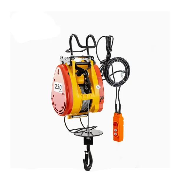 Factory Supply Single Phase 110V 220V Electric Wire Rope Small Mini Winch 160kg 180kg 230 Kg 250kg