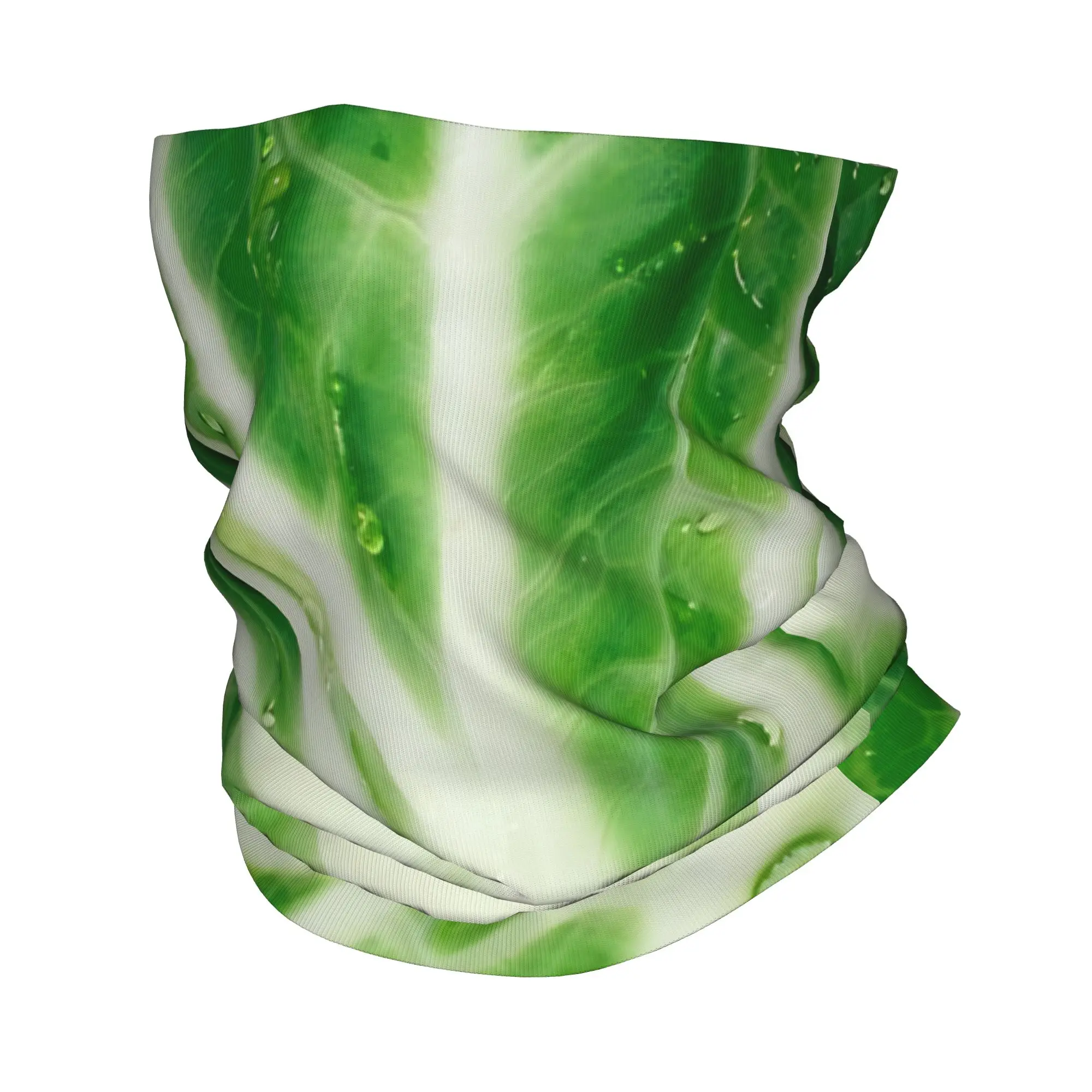 

Delicious Food Pattern Cabbage Leaf Bandana Neck Cover Printed 3D Balaclavas Face Scarf Multi-use Headwear Running Unisex Adult