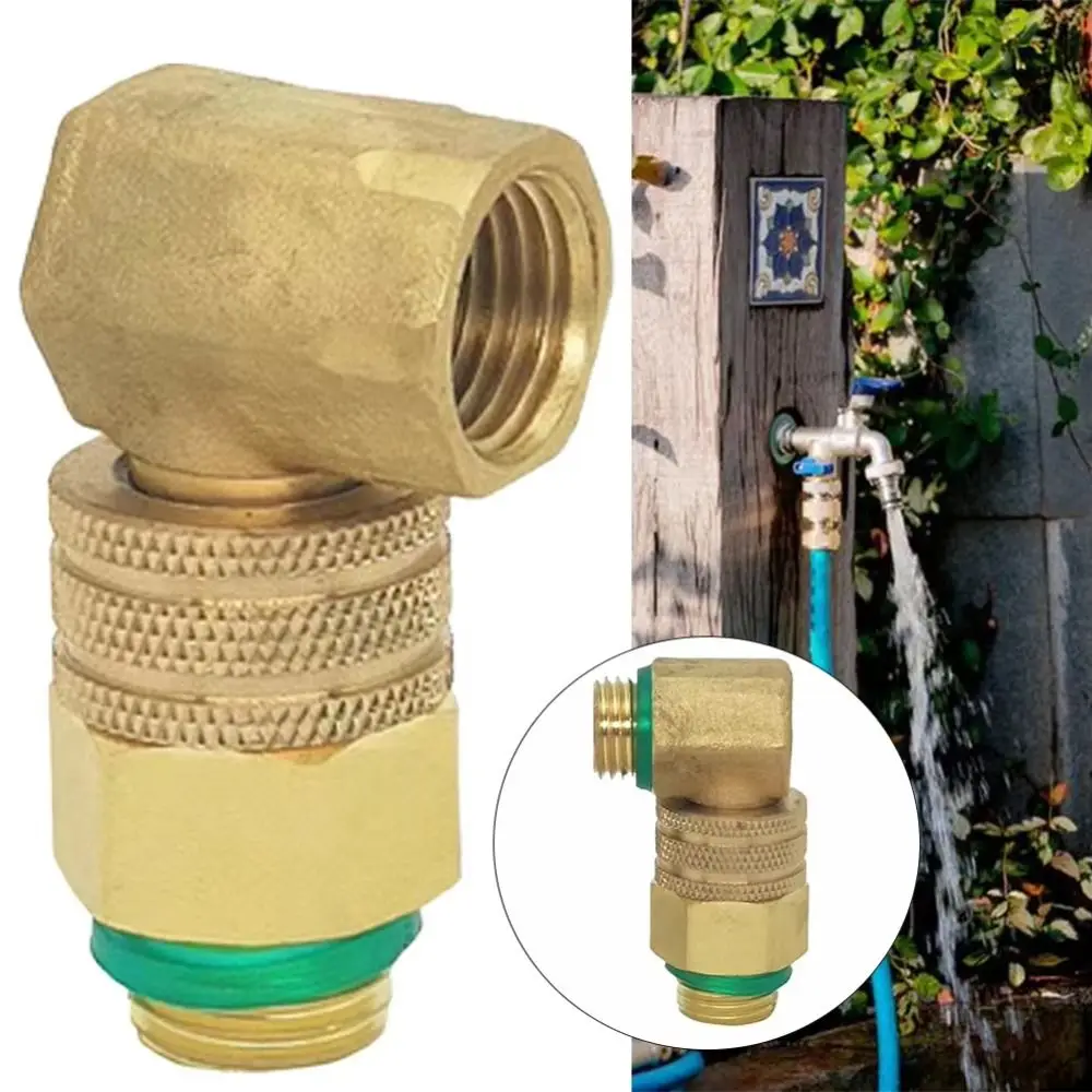 90 Degree Copper Union Joint Rustproof Leak Proof Sprayer Copper Fitting Quick Connect High Pressure Tube Fitting