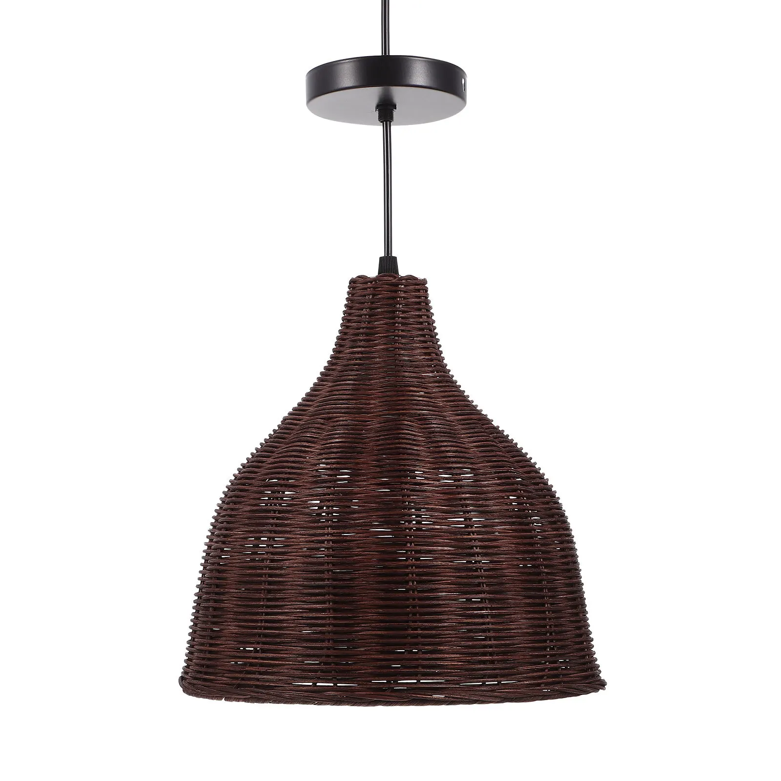 

Rattan Lampshade Durable Creative Hanging Ceiling Lamp Shade Decorative Light Cover Household Lamp Accessory Household Lampshade