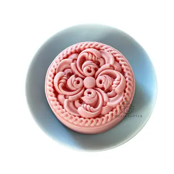 75克中式月餅模具 手壓式蛋糕模具 中秋節糕點模具 蛋糕裝飾烘焙工具 10 最佳銷售 月餅壓模 - №5