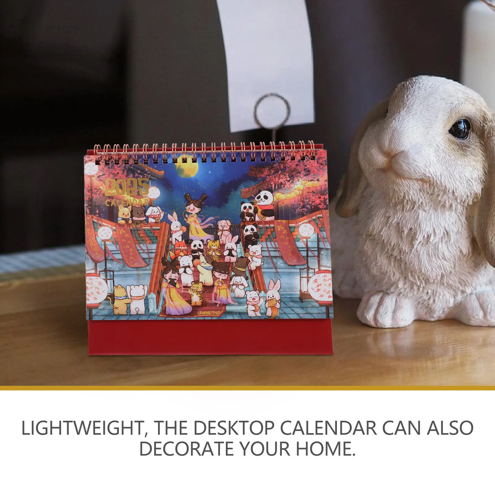 

Cartoon Desk Calendar Small Monthly Flip Standing Desktop Calendar Office Desk Accessory Calendars Monthly Desktop