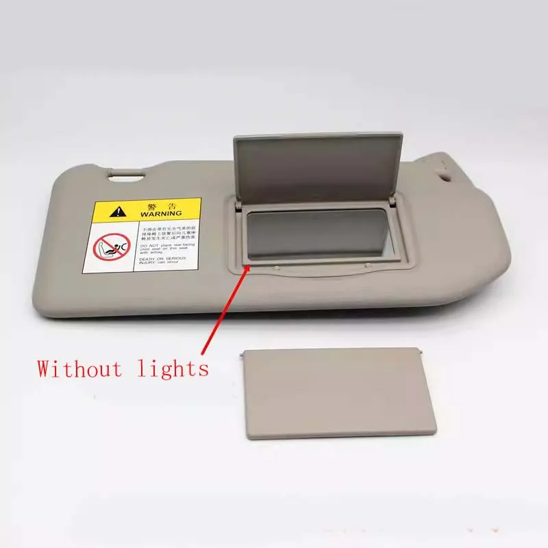 

For Peugeot 301/308 2008 Citroen C3L Elysee C3XR makeup mirror cover, sunshade cover, makeup lamp flip cover, sunshade cover