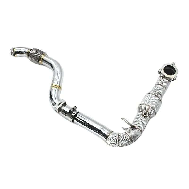 

Head Section High flow Pipes Exhaust Pipes branch downpipe Exhaust Pipe with catalyst For Mercedes-Benz GLA200 1.6T