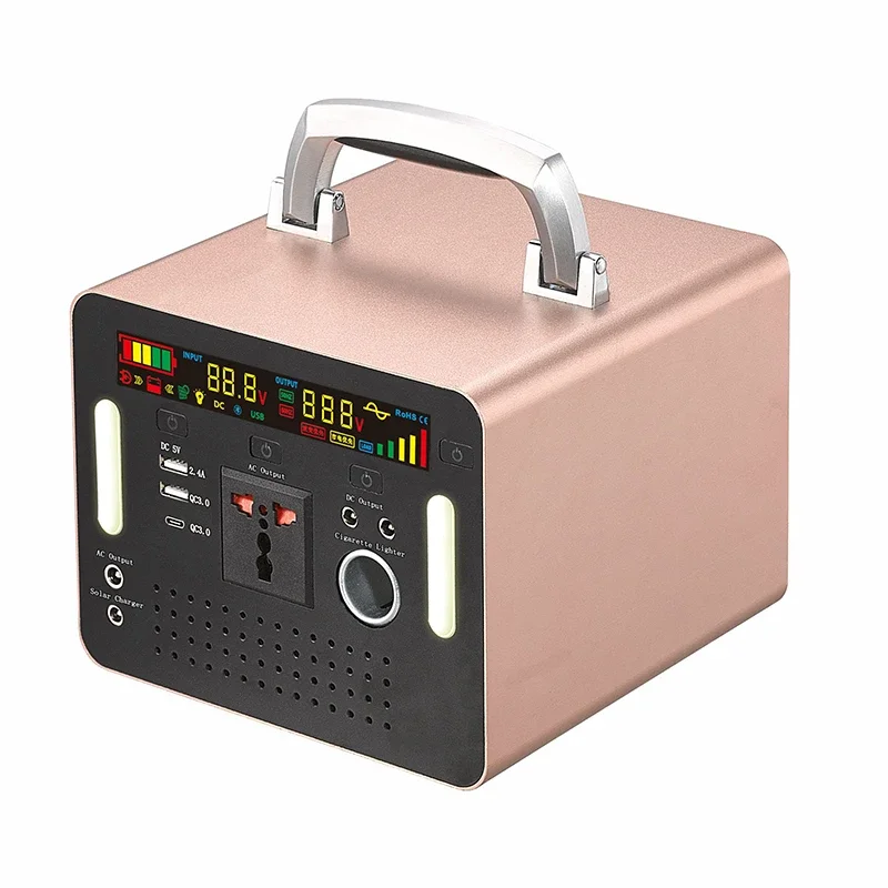 

500w Portable Power Station 550wh Solar Generator Lithium Battery Multi function Other Supplies