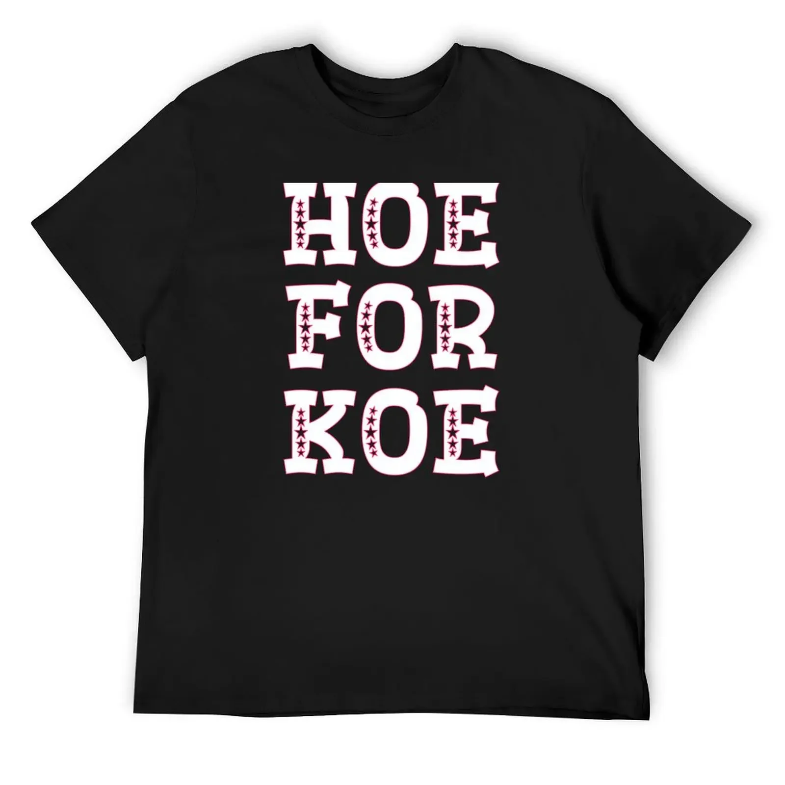 Hoe For Koe (Wetzel) T-Shirt blue archive cute clothes graphics mens graphic t-shirts