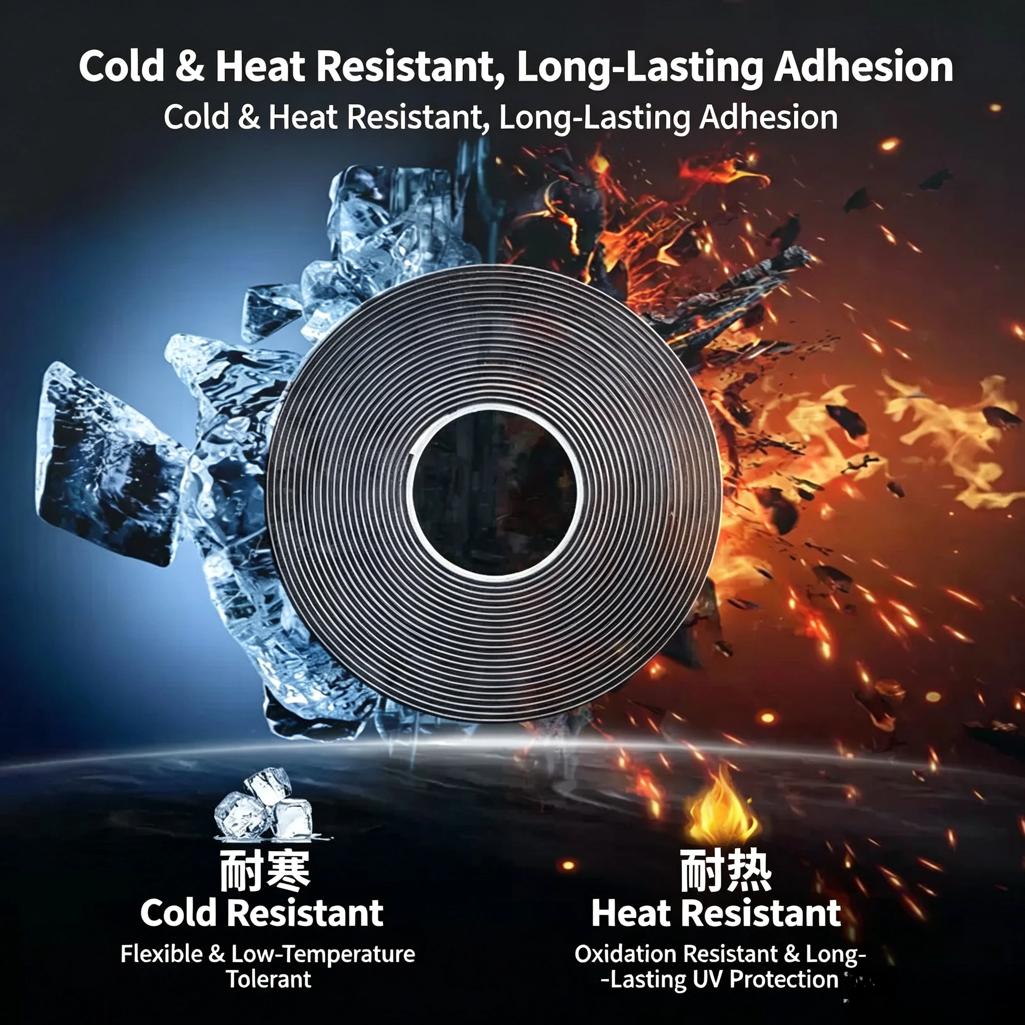 5M high-quality butyl rubber insulated high viscosity waterproof electrical tape, GJ-20 high-voltage self-adhesive rubber tape